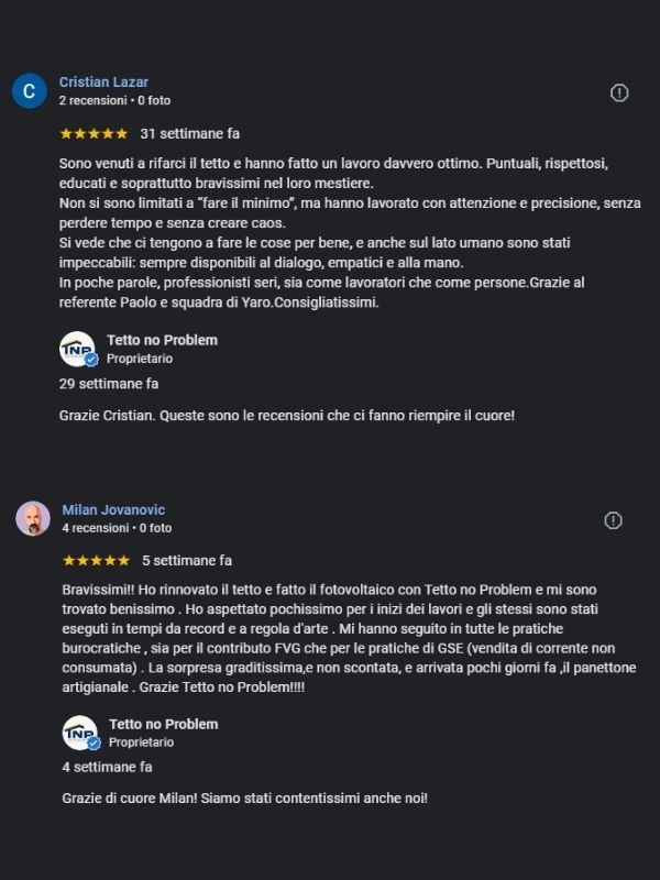Recensione Google Cristian Lazar