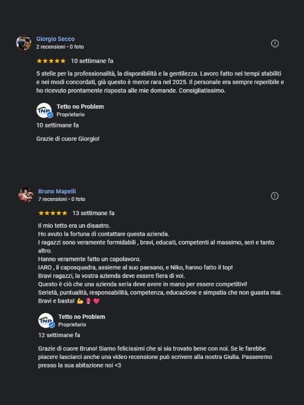 Recensione Google Giorgio Secco